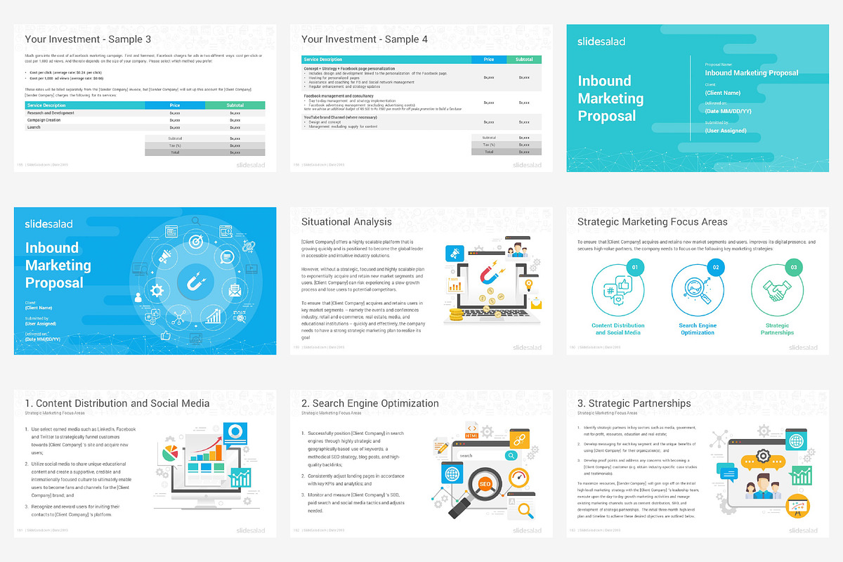 Top Digital Marketing Proposals PPT, a Presentation Template by SlideSalad (Photo 23 of 32)