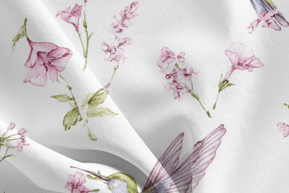 Hummingbirds Pattern, an Illustration by Pati Charm Studio (Photo 6 of 7)