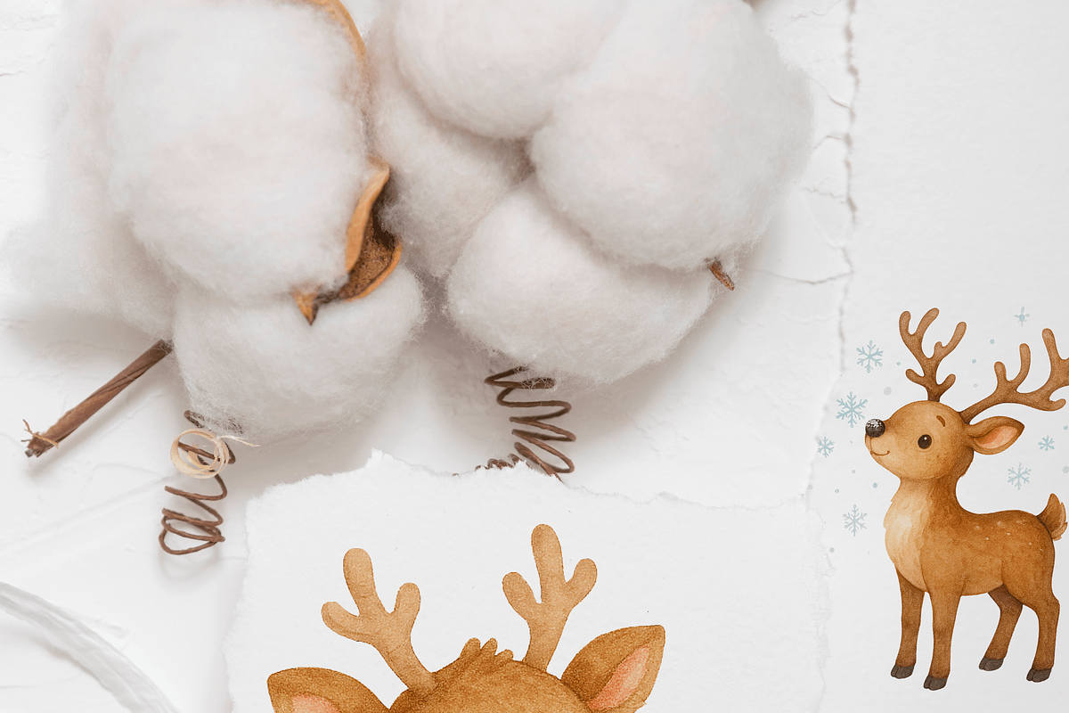 26 Reindeer Clipart, an Animal Illustration by Pati Charm Studio (Photo 7 of 8)