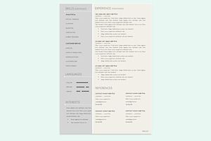 Giulia Rossi Resume Template Cover