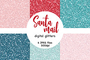 Santa Mail Glitter, a Texture Graphic by GlamArtZhanna (Thumbnail 1 of 3)