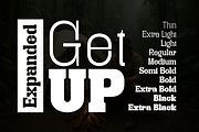GetUp – Expanded, a Slab Serif Font by groens (Thumbnail 1 of 5)