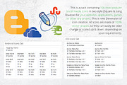 212 Flat Social Media Icons, an Icon by ArtFusion (Thumbnail 5 of 5)