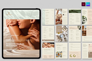 Spa & Wellness eBook Brochure, a Brochure Template by BrandPacks