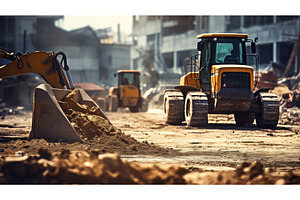 infrastructure construction, an Industrial Photo by pikepicture