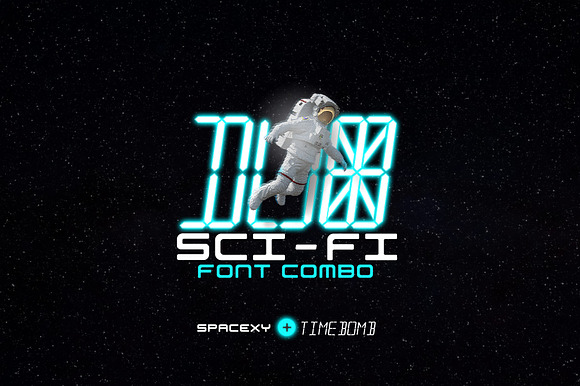 Sci-fi Font Collection preview 7