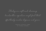 Phaley Signature Script Font, a Script Font by Typebae (Thumbnail 5 of 8)