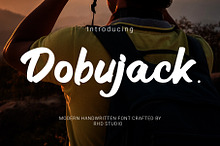 Dobujack Modern Script Font