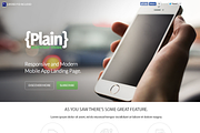 Plain Bootstrap Theme, a Bootstrap Template by erwinagpasa.com (Thumbnail 1 of 4)