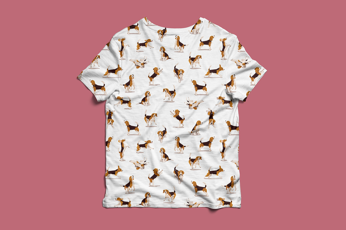Cute Beagles Collection, an Animal Illustration by alexrockheart (Photo 5 of 7)