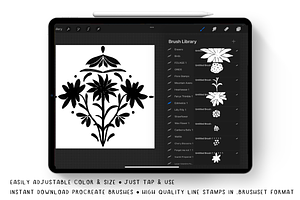 Procreate Brush Stamps - Edelweiss