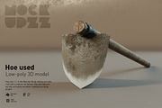 Hoe used, an Object 3D Model by mockupzz (Thumbnail 1 of 7)