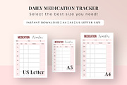 Printable Daily Medication Tracker, a Stationery Template by Snapybiz (Thumbnail 10 of 10)