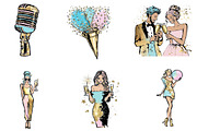 valentine clipart, an Illustration by CreationArt (Thumbnail 6 of 7)