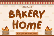 Bakery Home - Funny Font, a Handwritten Font by Typefactoryco (Thumbnail 1 of 8)