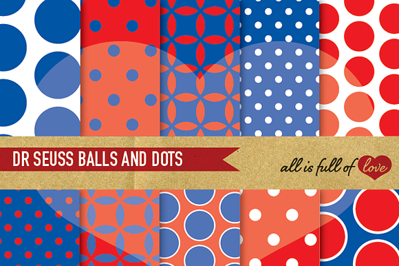 Dr Seuss Background Patterns preview 2