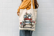 Summer Bookshelf Clipart, an Illustration by CreationArt (Thumbnail 5 of 7)
