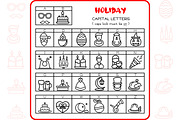 Holiday Alphabet - Dingbat Font, a Symbol Font by WADLEN (Thumbnail 2 of 7)