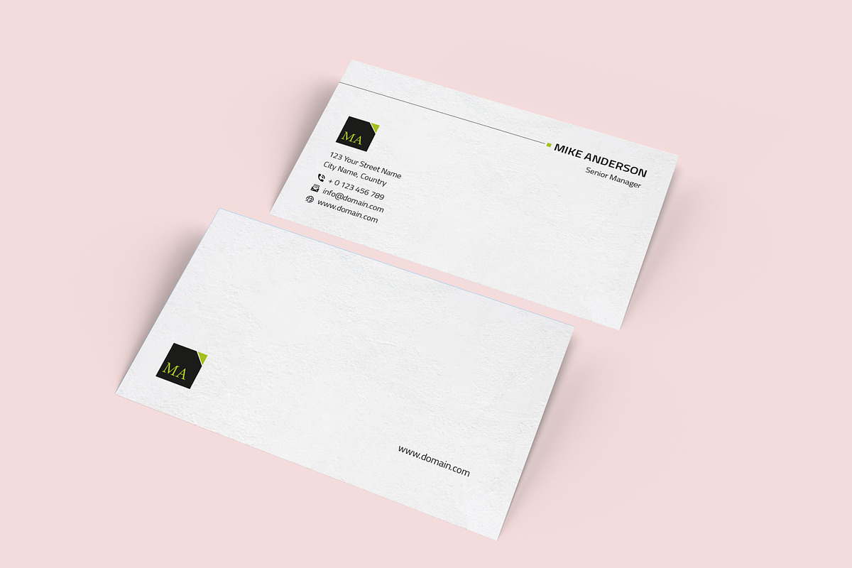 Minimal Business Card, a Business Card Template by designSultan (Photo 3 of 3)