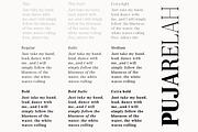 Pujarelah - Serif Family Font, a Serif Font by Differentialtype (Thumbnail 12 of 13)