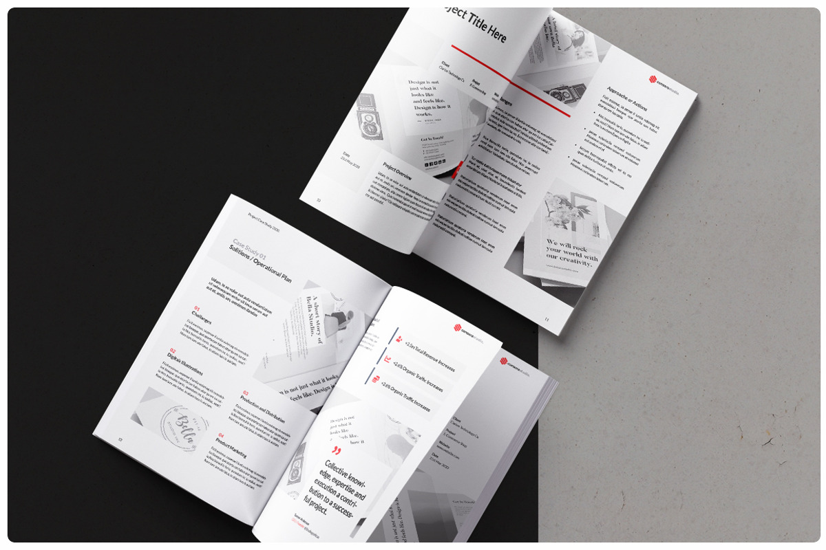 Case Study Brochure, a Brochure Template by StudioGraficso (Photo 5 of 9)