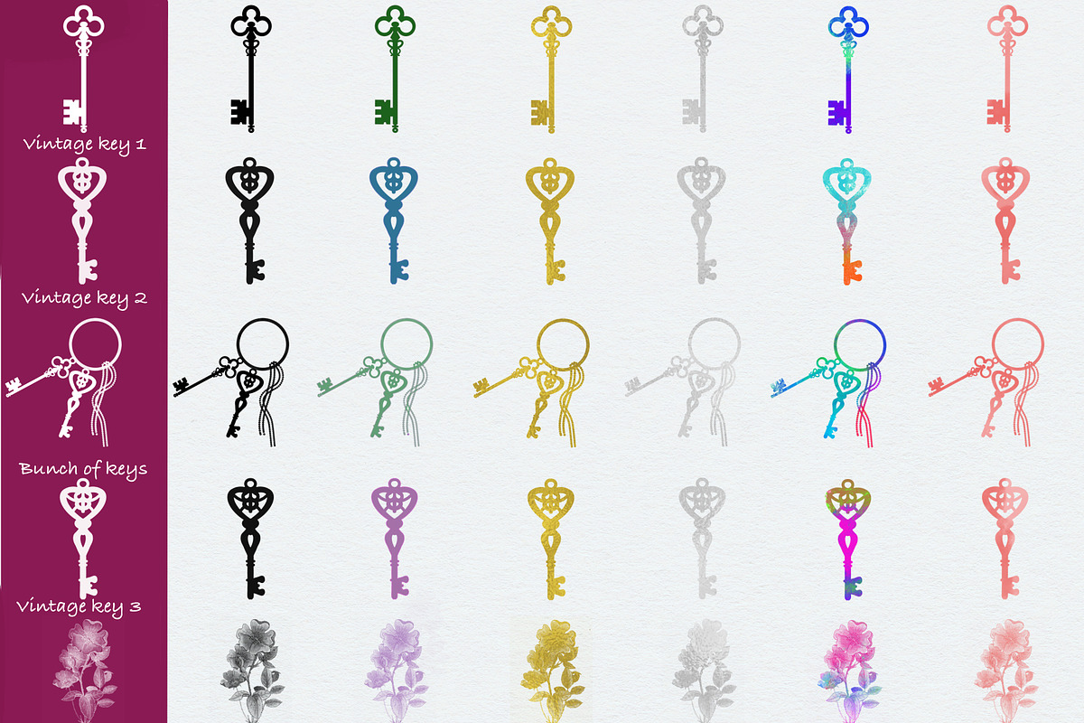 Procreate vintage feminine brushes, a Shape Add-On by Ducatum (Photo 5 of 10)
