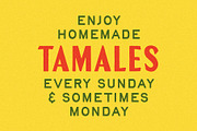 Benditos Typeface, a Handwritten Font by Taylor Penton (Thumbnail 6 of 6)