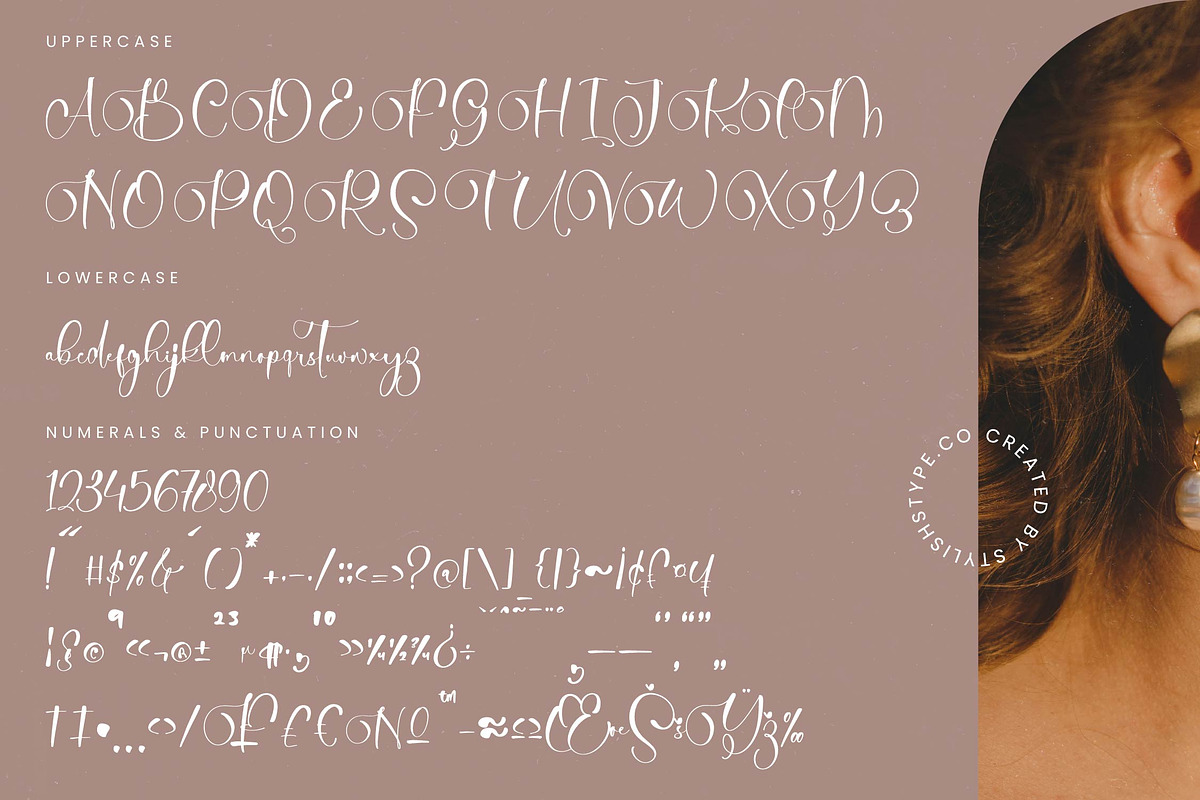 Tamylors Landry Stylish Calligraphy, a Script Font by stylishtype.co (Photo 18 of 20)