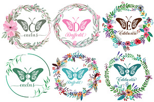 Butterfly Monogram