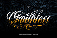 Faithless Edgy Tattoo Font