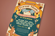 Forest Music Festival Flyer, a Flyer Template by megarez (Thumbnail 3 of 3)