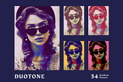 Duotone Gradient Photoshop Effect, a Poster Template by velvetmade.designs (Thumbnail 3 of 10)