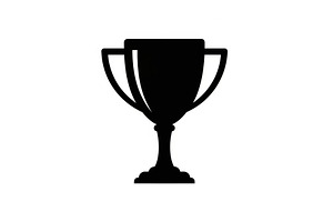 Winner Trophy Champion Silhouette, a Graphic by Artivon