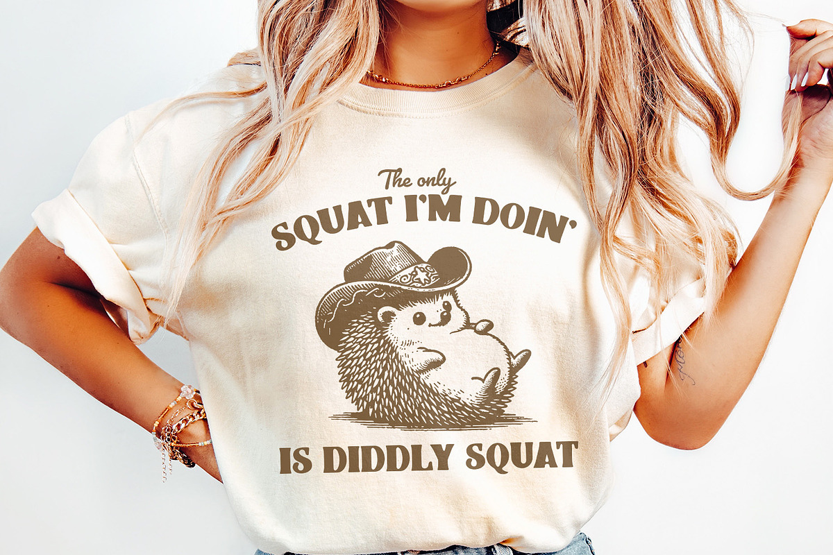 The Only Squat I'm Doing PNG, Funny, an Illustration by SharpMarketplace (Photo 2 of 9)