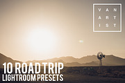 10 Roadtrip Lightroom Presets, an Action Add-On by Vanartist Presets (Thumbnail 1 of 10)
