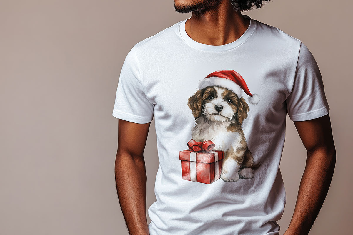 Christmas Dogs Clipart (PNG), an Animal Illustration by DesignBTF (Photo 6 of 7)
