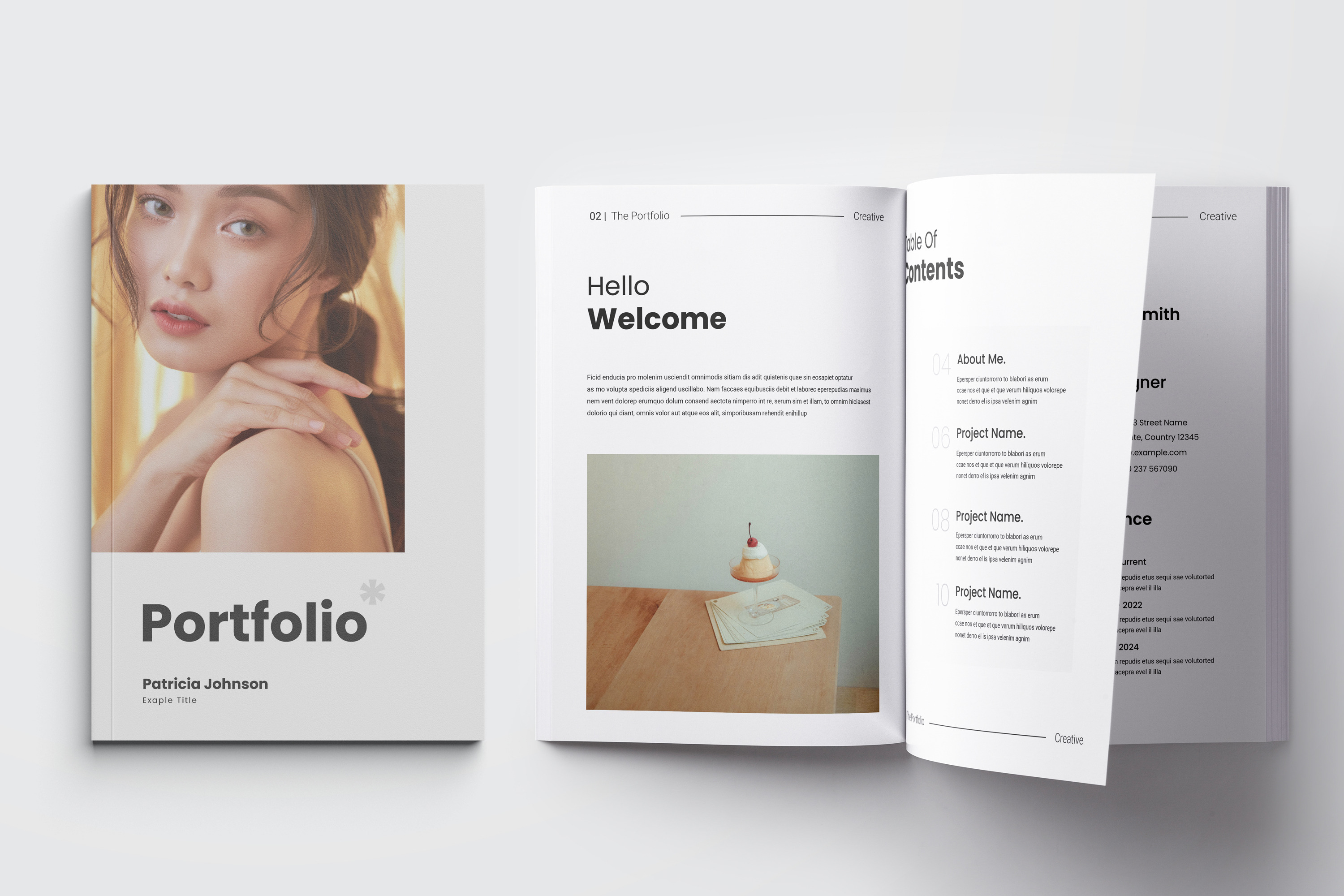 Clean Portfolio Template, a Templates & Theme by evgenystudio