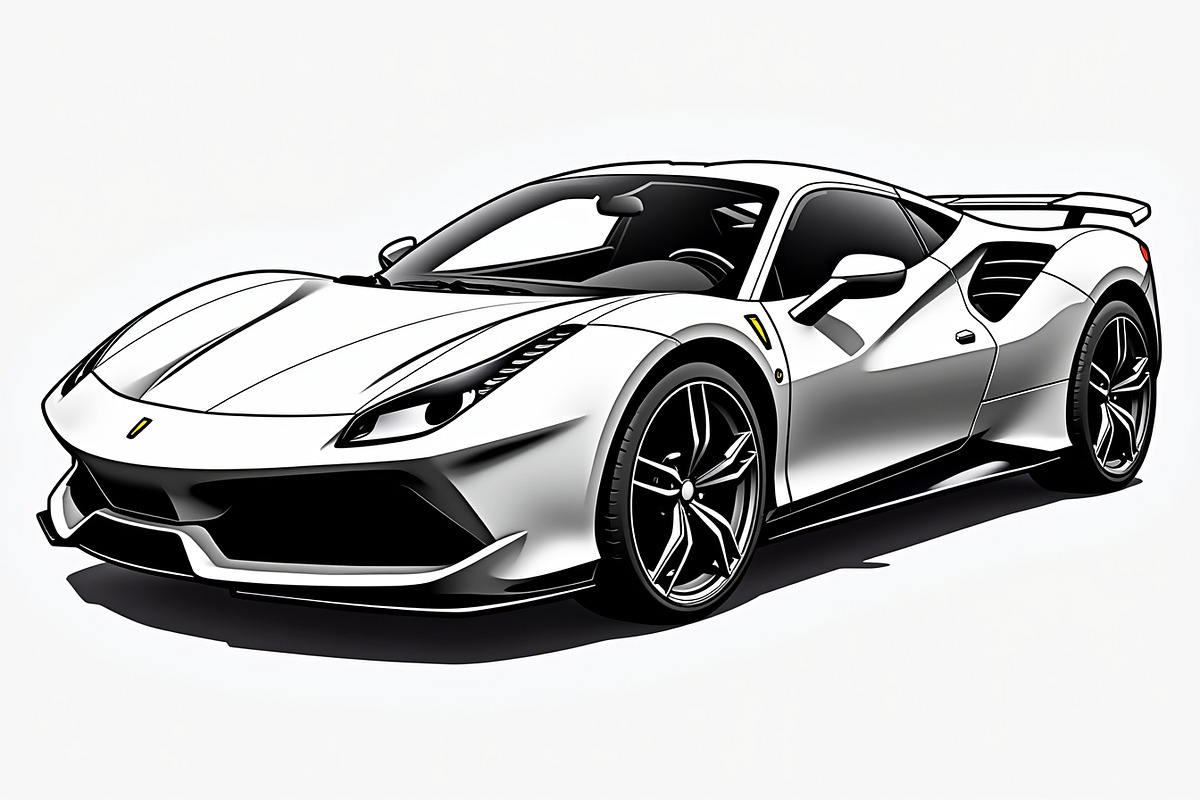 Luxury Car Clipart Vector Pack, an Illustration by BIPLOB EXPERT
