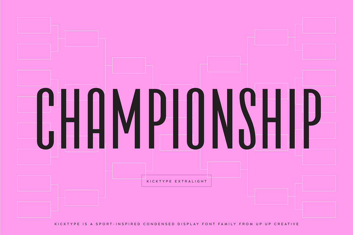 Kicktype Sport-Inspired Font Family, a Sans Serif Font by Up Up Creative (Photo 11 of 15)