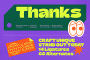 Morablu Groovy Display Font, a Sans Serif Font by timelesstype.co (Thumbnail 15 of 15)