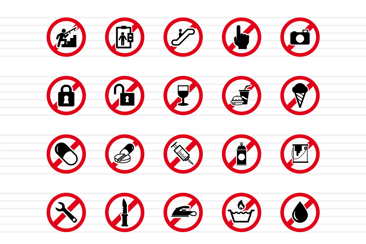 100 Forbidden Signs - Icons, an Icon by doghead (Photo 6 of 6)