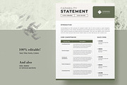 Capability Statement Template, a Brochure Template by Niofix (Thumbnail 5 of 6)