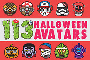 Sale ! Halloween Avatars + Free Font, an Icon by fopifopi (Thumbnail 1 of 5)