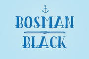 BOSMAN_black, a Serif Font by Pan Cabaj (Thumbnail 1 of 3)
