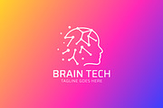Brain Tech Logo Future Learning, a Branding & Logo Template by Signatoro (Thumbnail 3 of 3)