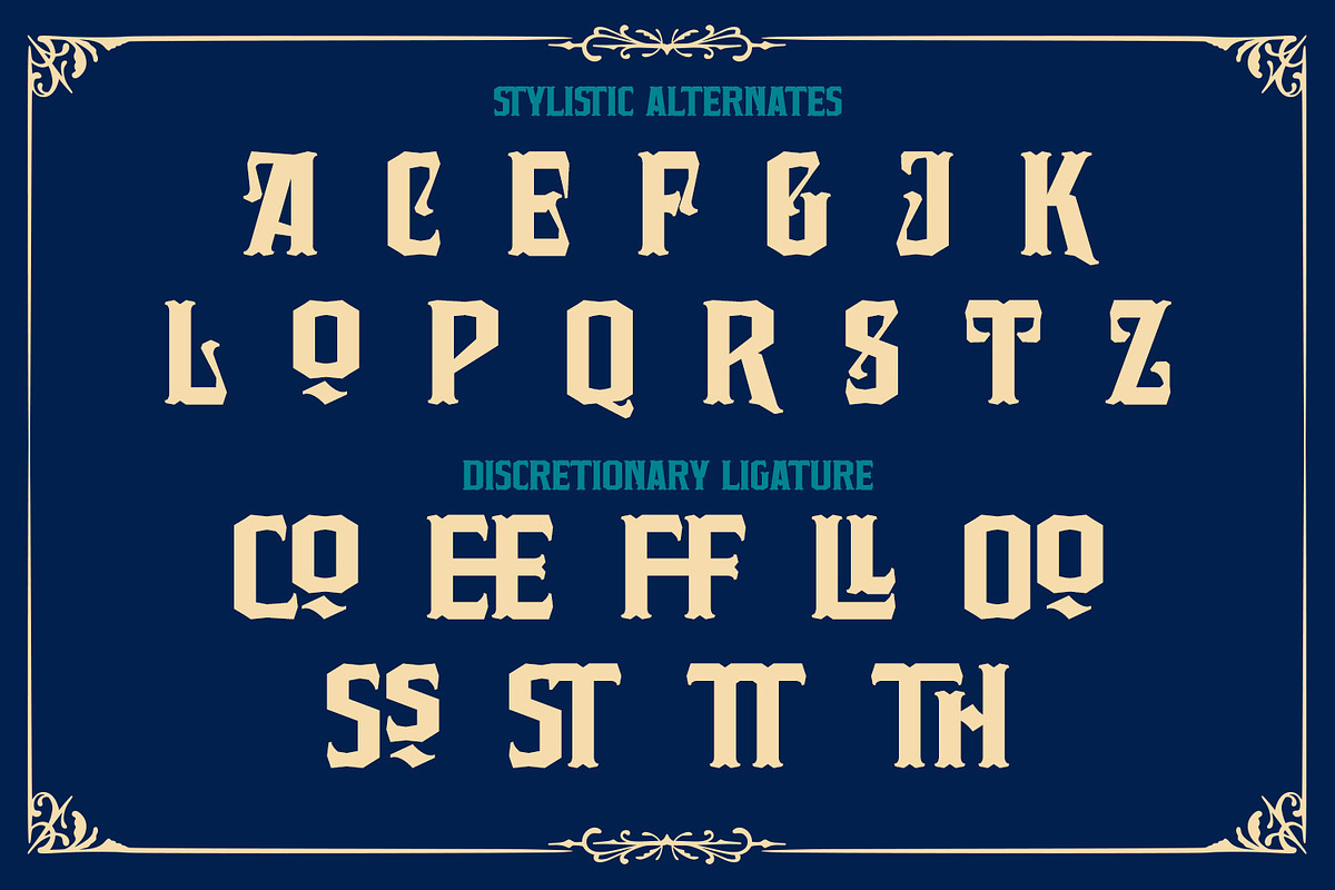 Frostco, a Symbol Font by Vintage Division (Photo 13 of 15)