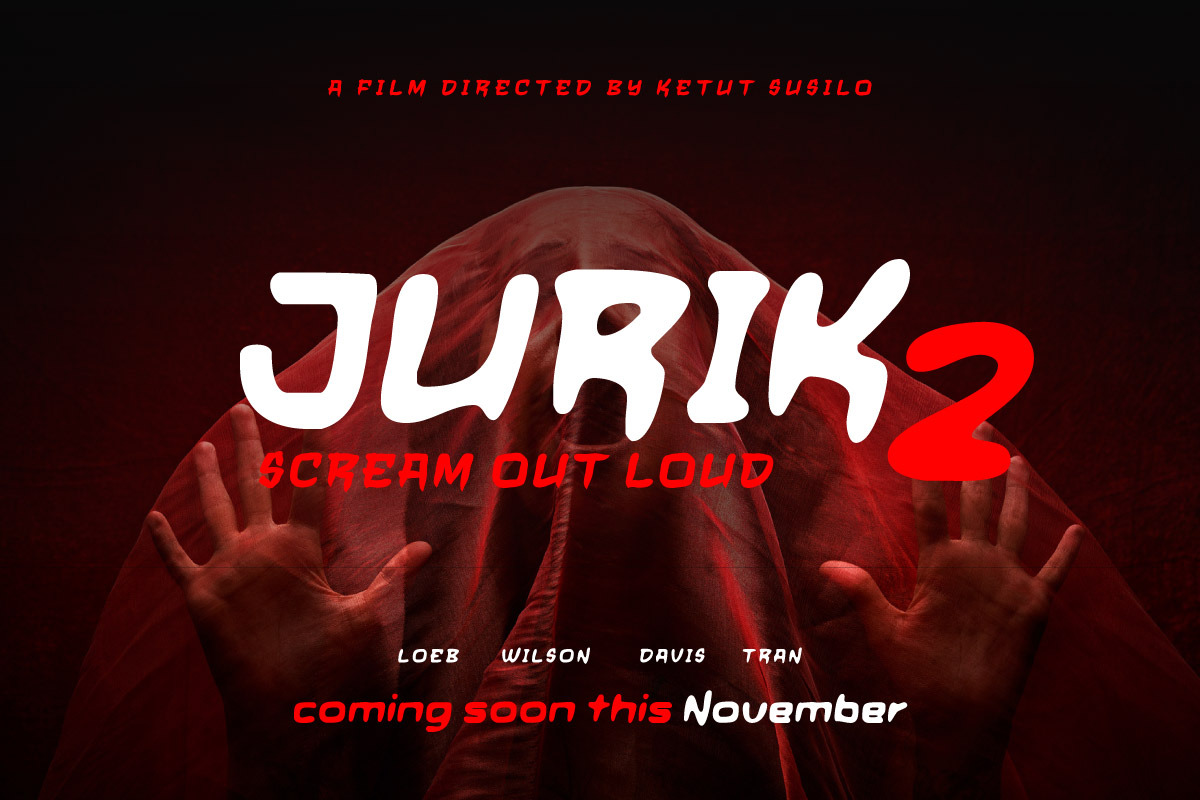 Droken - Horror Font, a Handwritten Font by trabaskriya (Photo 5 of 9)