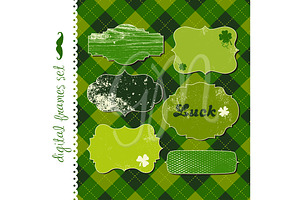 12 St. Patrick's Day Frames, clipart