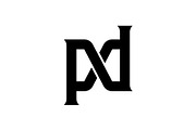 Letter PD Logo, a Branding & Logo Template by Buqancreative (Thumbnail 1 of 4)