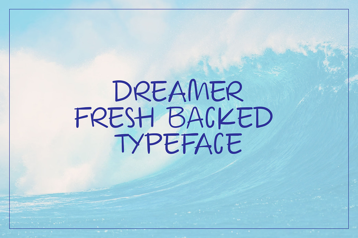 Dreamer handwriting font, a Font by PREMIUMVECTOR (Photo 1 of 5)